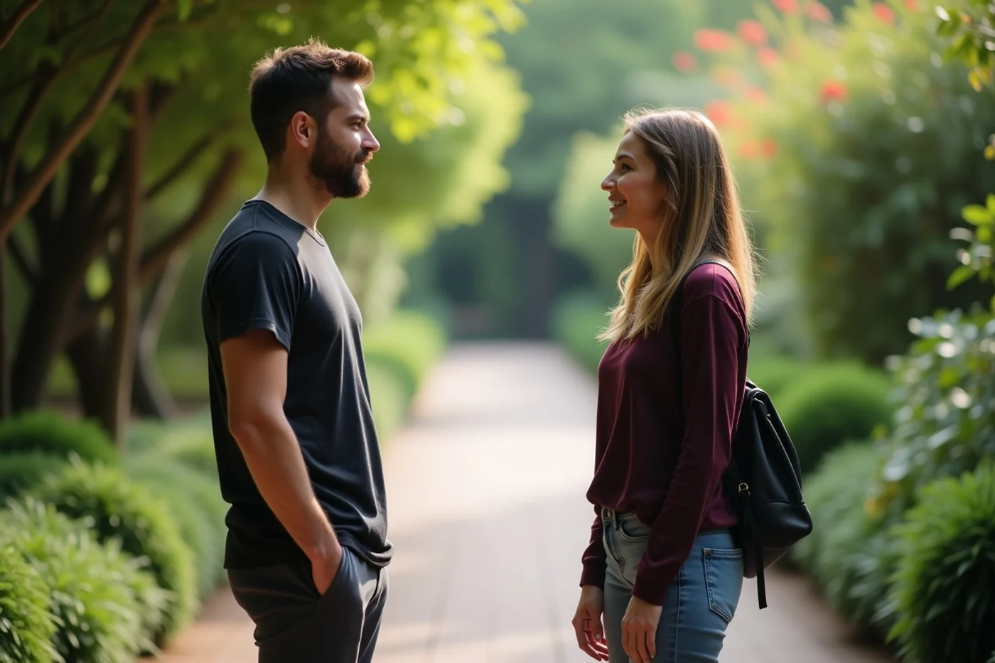 Let the greeting follow the other person’s comfort - supporting editorial photograph