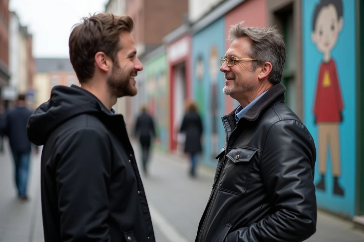 Turning an online connection into a real Antwerp plan - supporting editorial photograph