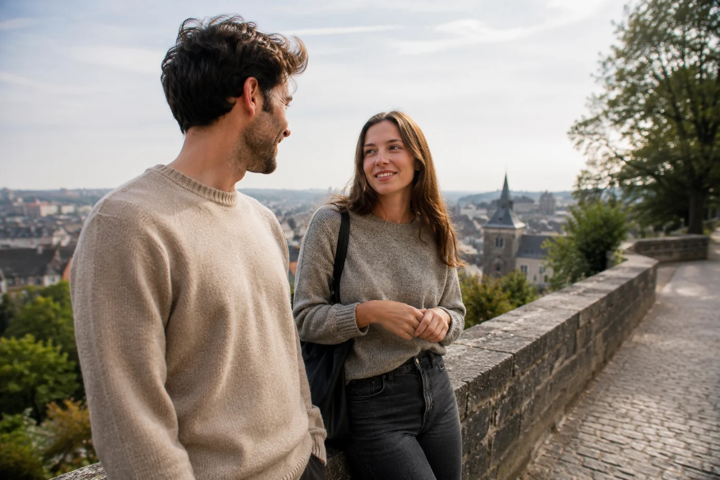 How to Flirt in Belgium: Showing Interest Without Overplaying It - editorial photograph