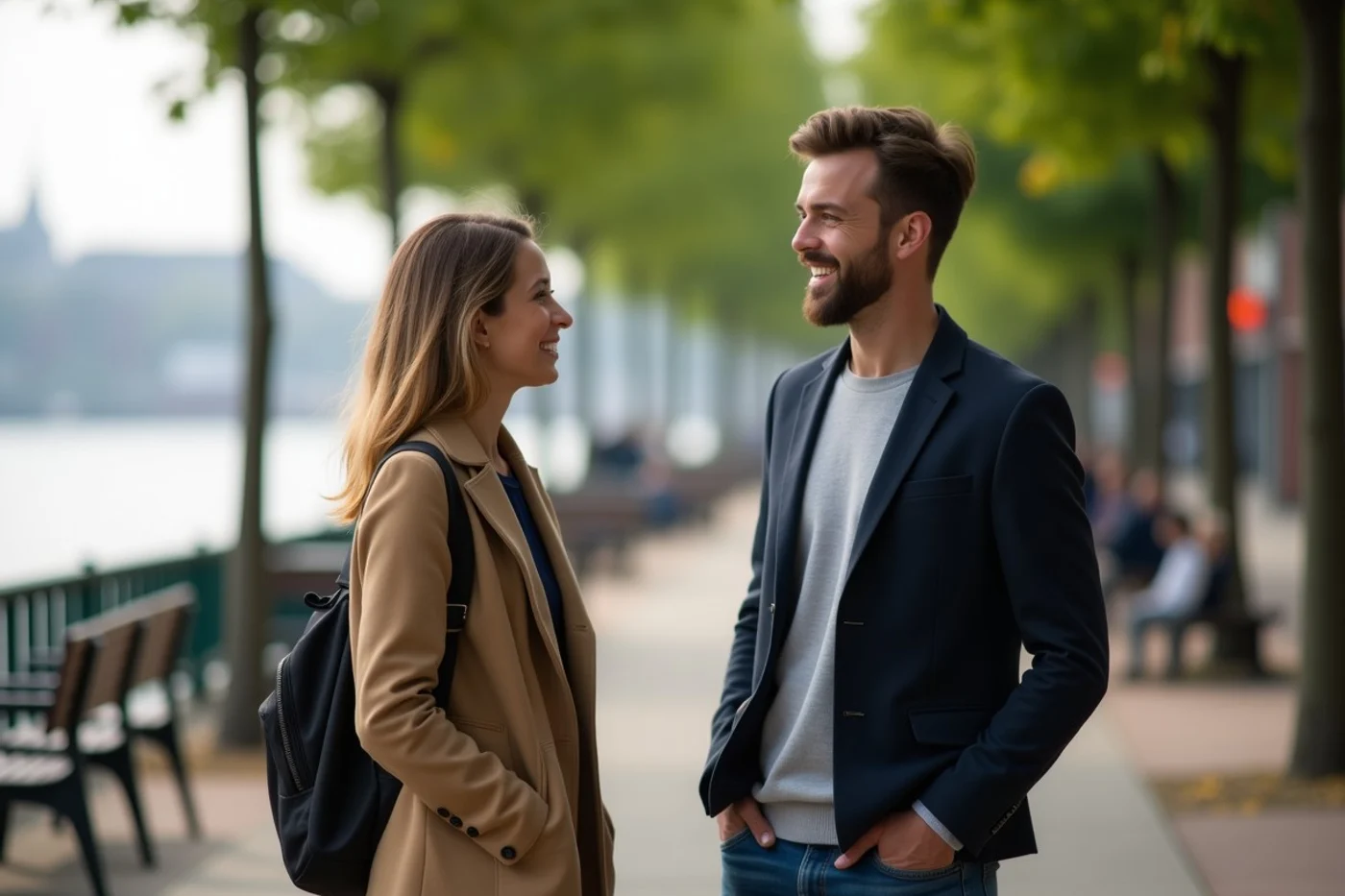 Agree on the essential details without planning the entire date by message - supporting editorial photograph