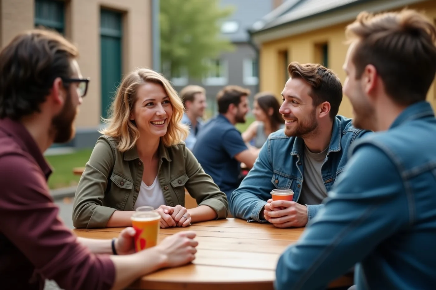 Match the setting to the kind of connection you want - supporting editorial photograph