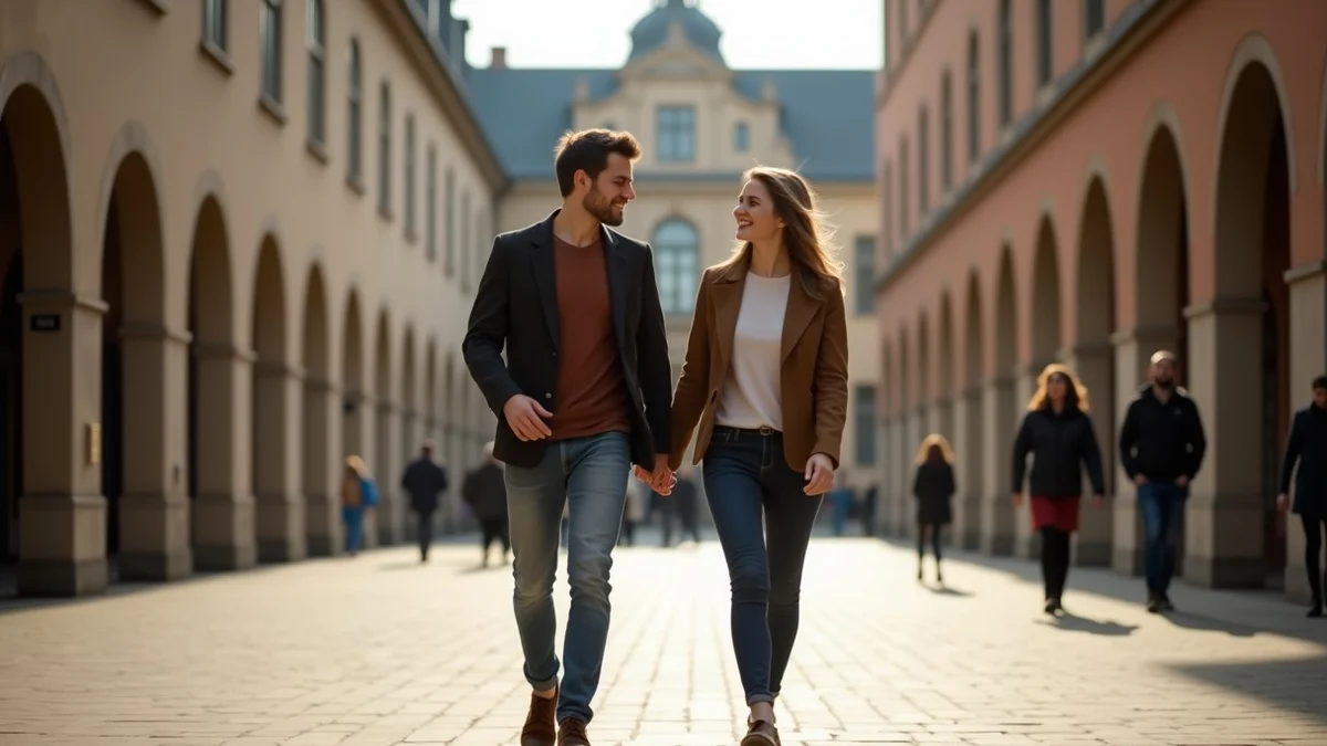 Dating While Studying in Belgium: Connections Beyond the Campus Bubble - editorial photograph